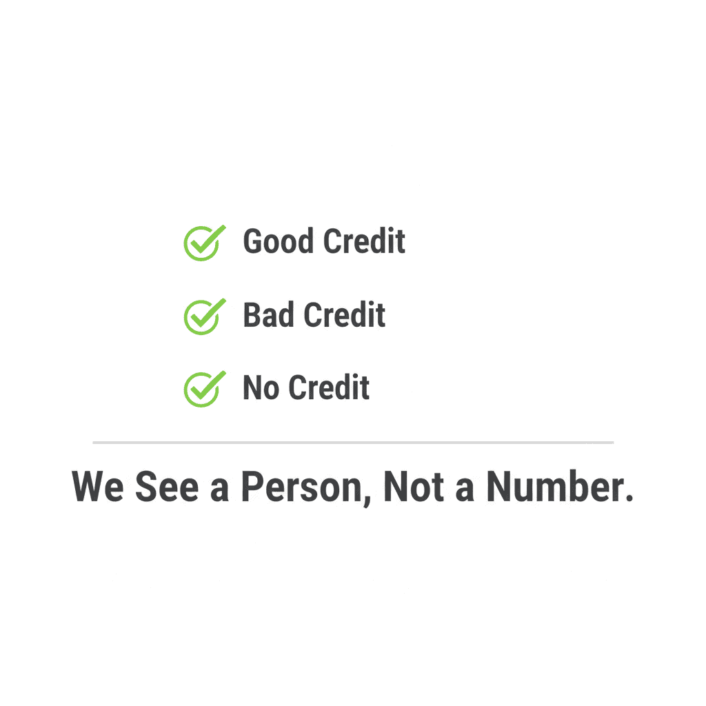 Most places see your credit score and make a judgment.